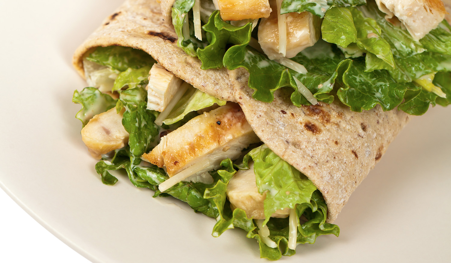 Grilled caesar wrap