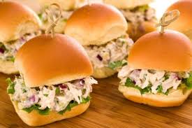 Tuna salad slider